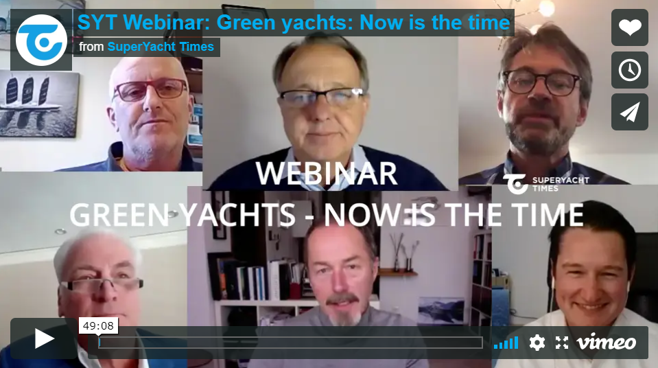SYT Webinar: Green yachts: Now is the time
