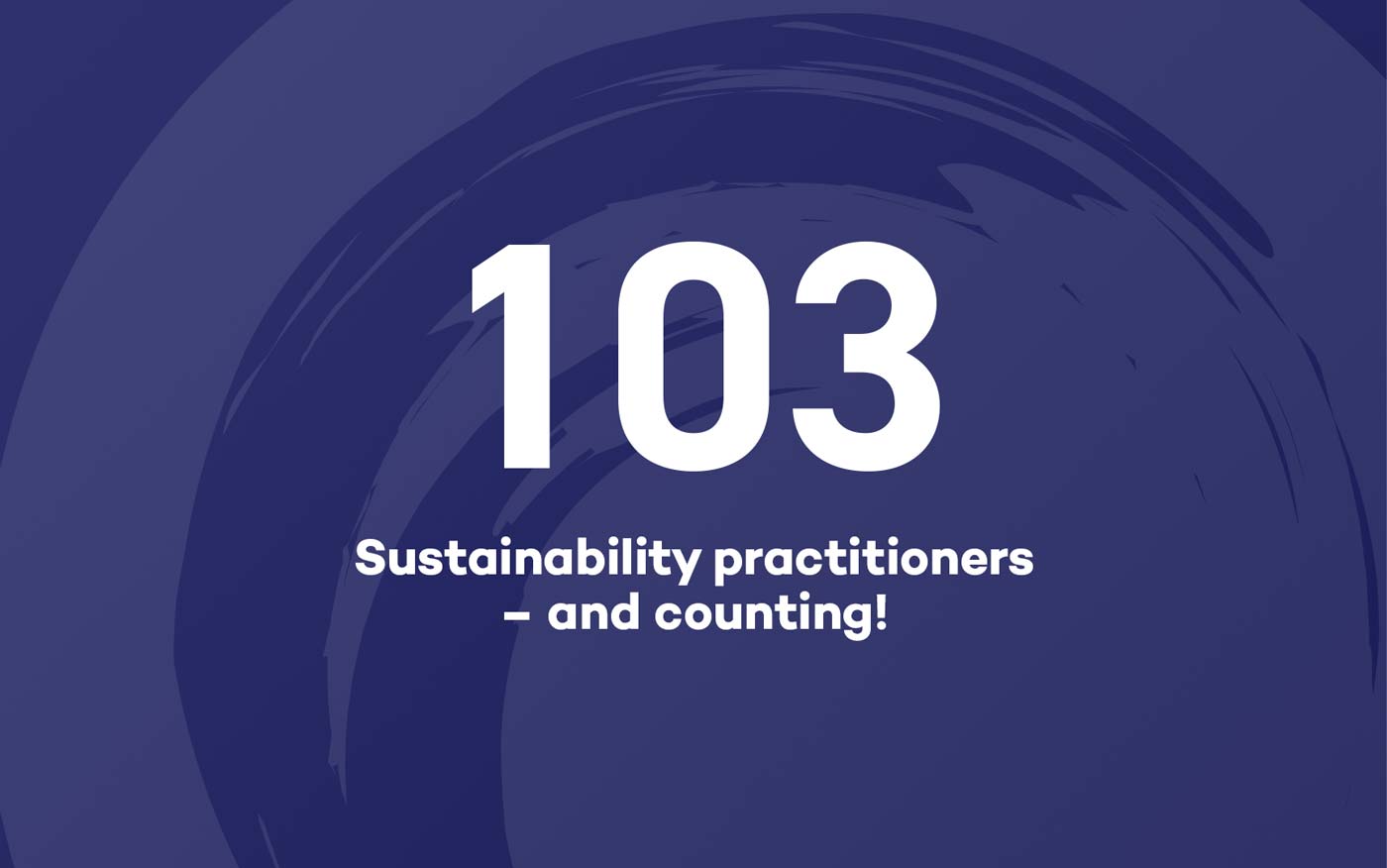 We celebrate over 100 sustainable practicioners