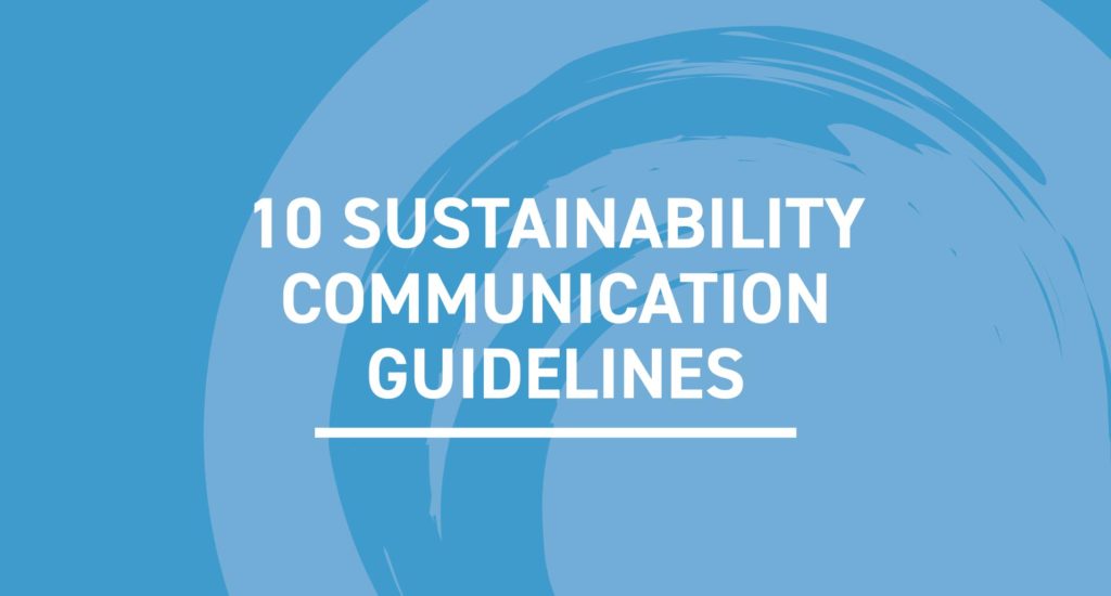 Sustainability communication guidelines for the yachting sector