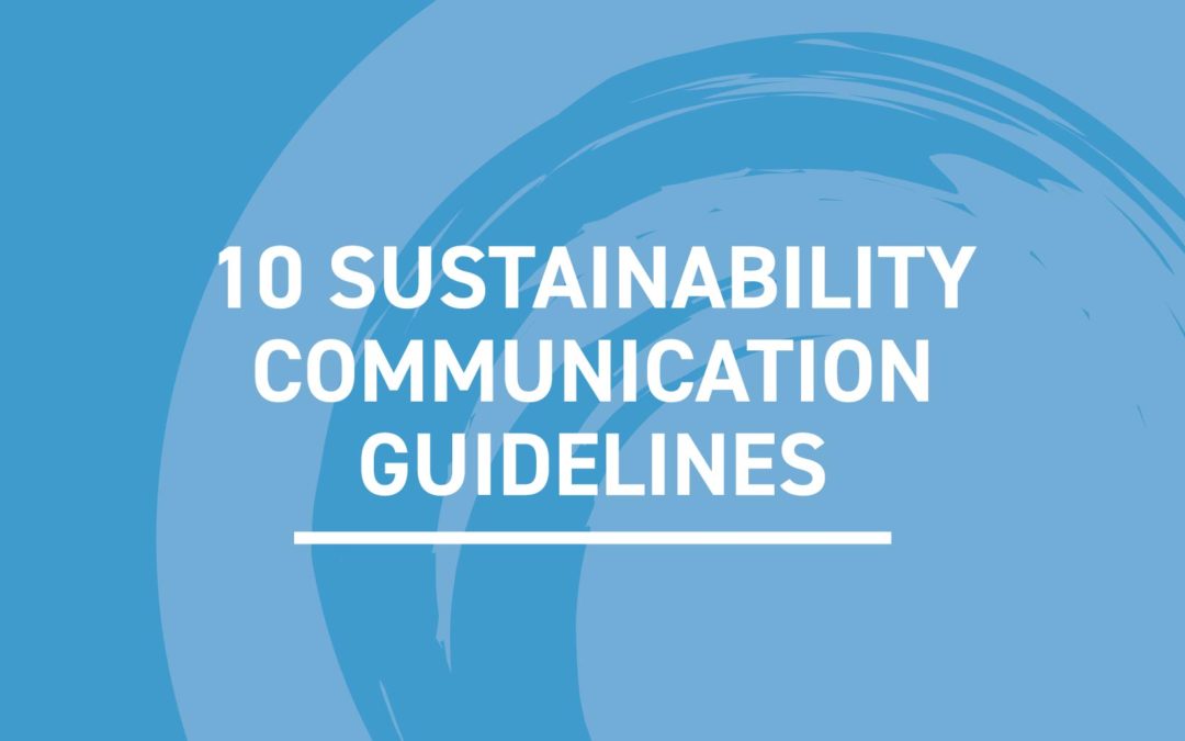 Sustainability communication guidelines for the yachting sector
