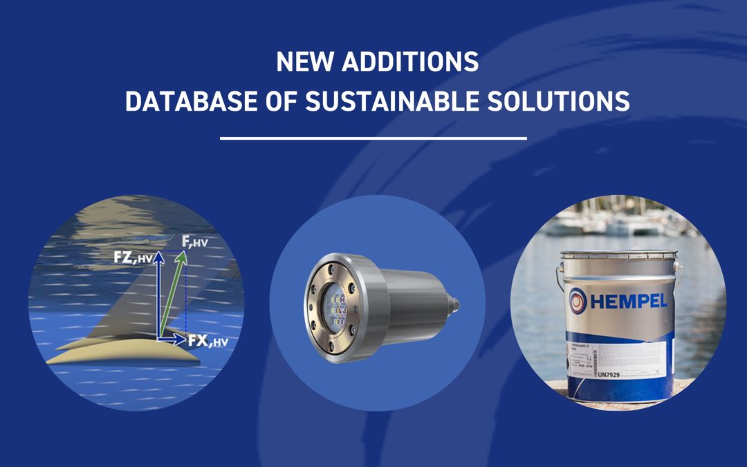 Welcoming three new products to our Database of Sustainable Solutions