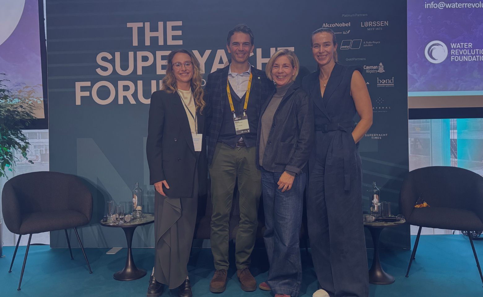 Water Revolution Foundation at the 2025 Superyacht Forum and Metstrade: A week in review